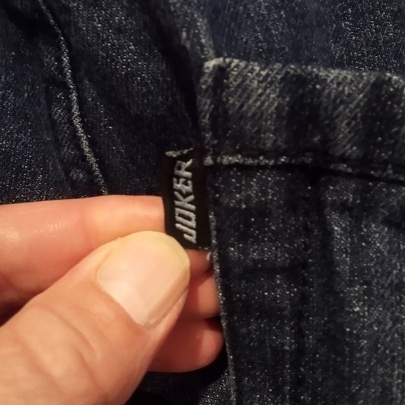 Joker Wide Leg Baggy Denim Blue Jeans Size 36×30 Dark Wash - Picture 7 of 10